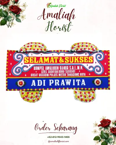 Karangan Bunga Ucapan Selamat di Siwal