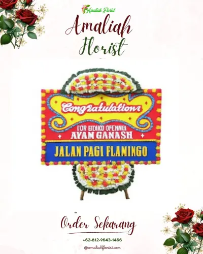Bunga Papan Congratulation di Siwal